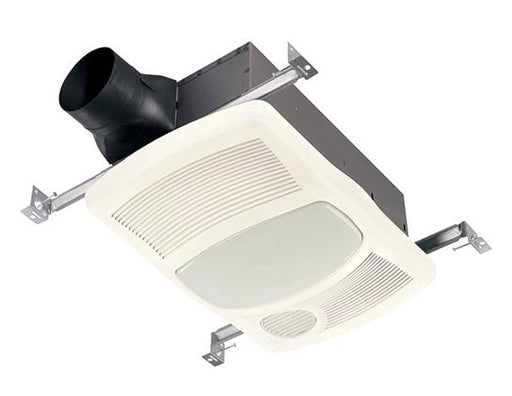 Nutone Bathroom Fan, 100 CFM for 4" Ducts w/27W Fluorescent Light - White