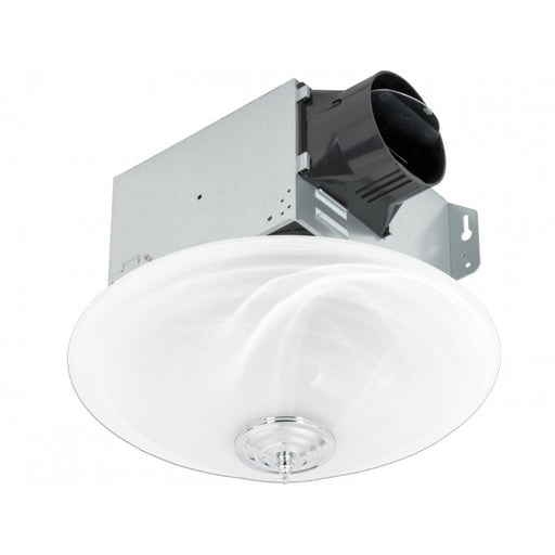 Delta Breez GBR100LED-D GreenBuilderSeries Bathroom Fan, 4" Duct, 1.5 Sones - 100 CFM - LED Light, D