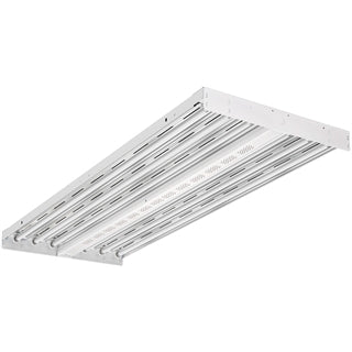 Columbia LHV4-632-M4RU-3EHLU-FO850 Ceiling Light by Hubbell, 4' 6-Light T8 Fluorescent, Versabay, High Bay w/ Lamps