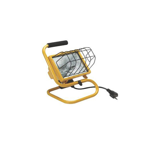 Outdoor QWL-500S Worklight by Hubbell, 120V Hand Stand, 5' Cordset w/ Switch, Protective Guard