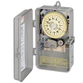 Intermatic T8805P101C Sprinkler Timer Switch, 125V SPST w/14-Day Skipper In NEMA 3R Plastic Case