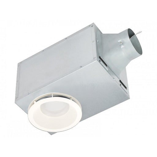 Delta Breez REC80LED RecessedSeries Bathroom Fan, 4" Duct, 1.5 Sones - 80 CFM - LED Light