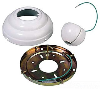Sea Gull Lighting Ceiling Fan Steel Adapter - White