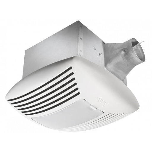 Delta Breez SIG80L SignatureSeries Bathroom Fan, 4" Duct, 0.3 Sones - 80 CFM - Light