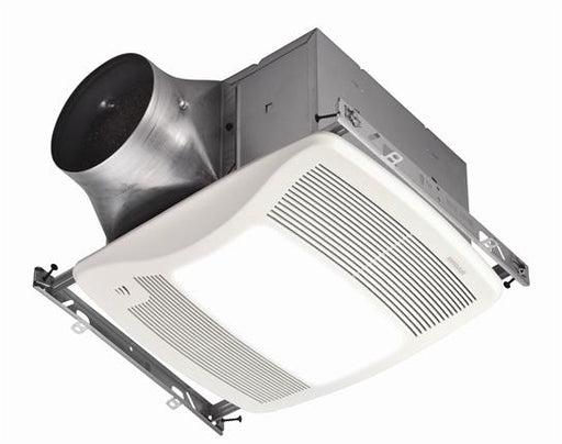 Broan Bath Fan, ULTRA GREEN Multi Speed 110 CFM for 6" Ducts w/Humidity Sensor, Fluorescent Light, & Night Light (Energy Star Rated) - White
