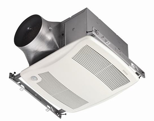 Broan Bath Fan, ULTRA GREEN Multi Speed 80 CFM for 4 or 6" Ducts w/Motion Sensor, Fluorescent Light, & Night Light (Energy Star Rated) - White