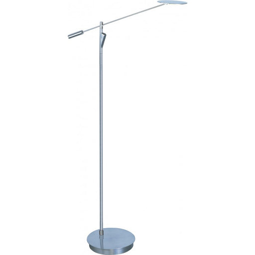 ET2 Contemporary Lighting E41009-SN LED Floor Lamp, Eco-Task - 225 Lumens - Satin Nickel