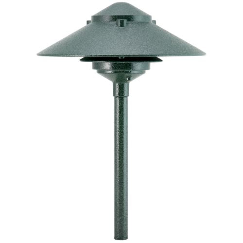 Focus Industries 12V 18W 10" Pagoda Hat Path Light - Antique Verde (Open Box Item)