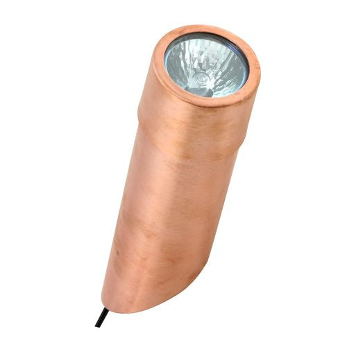 Focus Industries 12V 20W Mini Copper Stake Light with Clear Tempered Flat Glass (Open Box Item)