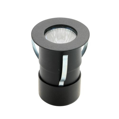 Focus Industries 12V 20W Copper Recessed Surface Directional Deck Light with Clear Glass - Black Texture (Open Box Item)