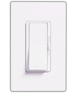 Lutron Dimmer Switch, 1000W 3-Way Incandescent Diva Light Dimmer - White