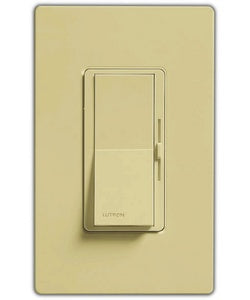 Lutron Dimmer Switch, 600W 1-Pole Magnetic Low Voltage Diva Light Dimmer - Ivory
