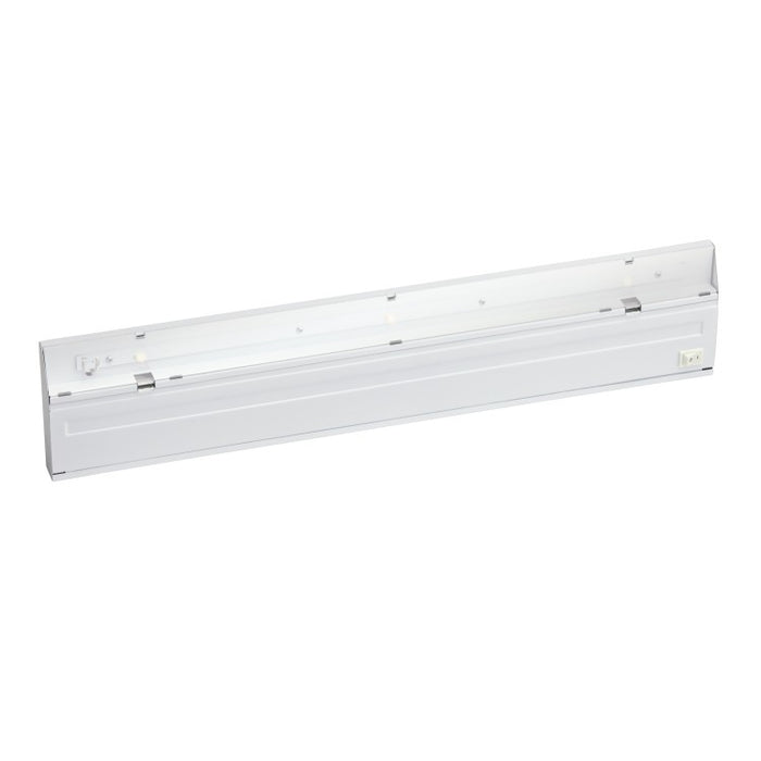 Kichler 12057WH LED Under Cabinet Light, 22" 3-Light Direct-Wire 120V Strip - 3000K - White