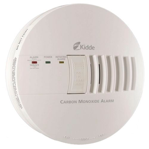 Kidde Carbon Monoxide Detector, 120V Hardwired w/Battery Backup