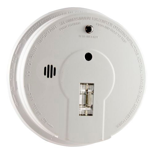 Kidde Smoke Detector, 120V Hardwired Ionization w/Hush Button, Battery Backup & Safety Light (21006379)