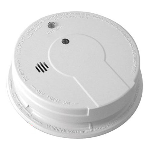 Kidde Smoke Detector, 120V Hardwired Ionization Rear Load w/Hush Button, Battery Backup & Alarm Memory (21006378)