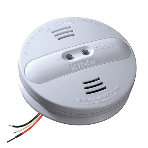 Kidde Smoke Detector, 120V Dual Sensor Ionization & Photoelectric w/Hush Button & Battery Backup (21007915)