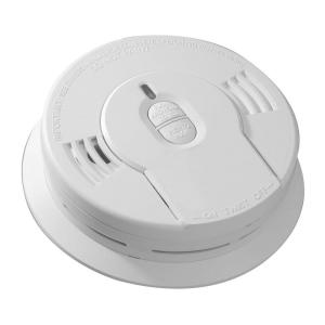 Kidde Smoke Detector, 9V 10-Year Sealed Lithium Battery Powered w/Hush Button (900-0136)