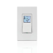 Leviton Timer Switch, 24 Hour LCD Electronic Programmable w/ Astronomical Clock - Interchangable White, Ivory, & Light Almond Faceplates