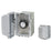 Infratech 14-4110  Single Input Patio Heat Regulator, 15A Flush Mount w/Stainless Steel Wall Plate & Gang Box, w/Weatherproof Cover - 120V