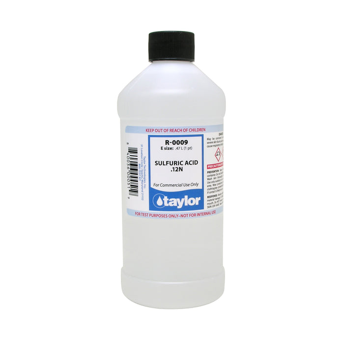 Taylor Technologies R-0009-E Sulfuric Acid .12N, 16 oz