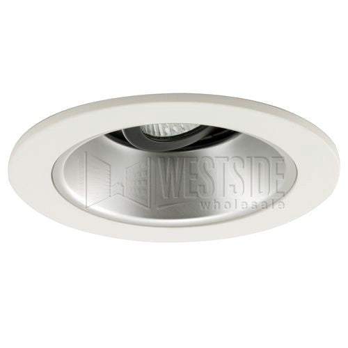Halo Recessed Lighting Trim, 4" Low Voltage Reflector Trim - White with Haze Reflector