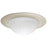 Halo Recessed Lighting Trim, 6" Line Voltage Glass Dome Shower Trim - Satin Nickel with Frosted Glass Dome