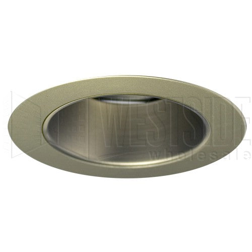 Halo Recessed Lighting Trim, 3" Reflector Shower Trim - Satin Nickel