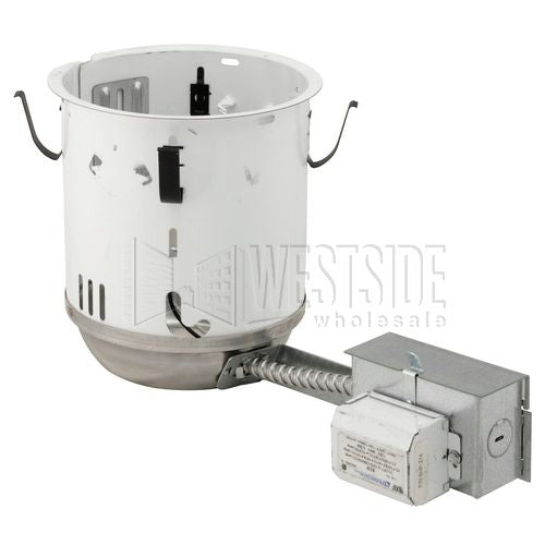 Halo Recessed Lighting Can, 6" Compact Fluorescent 13W 1-Lamp Non-IC Housing - for Remodel