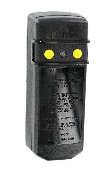 Leviton 20 Amp, 120 Volt Automatic Reset Right Angle GFCI   