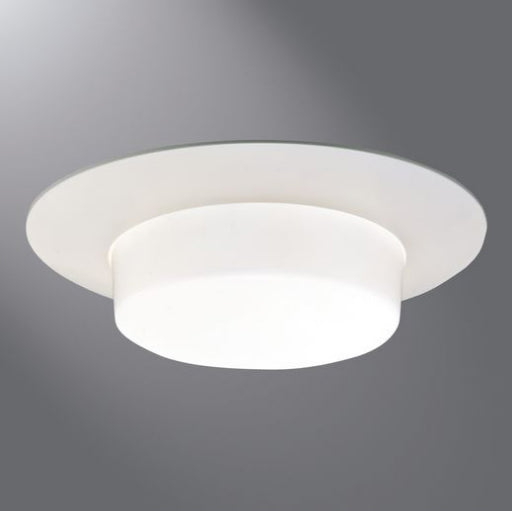 Halo Recessed Lighting Trim, 6" Reflector Cone, Line Voltage, Drop Opal Lens - White