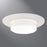 Halo Recessed Lighting Trim, 6" Reflector Cone, Line Voltage, Drop Opal Lens - White