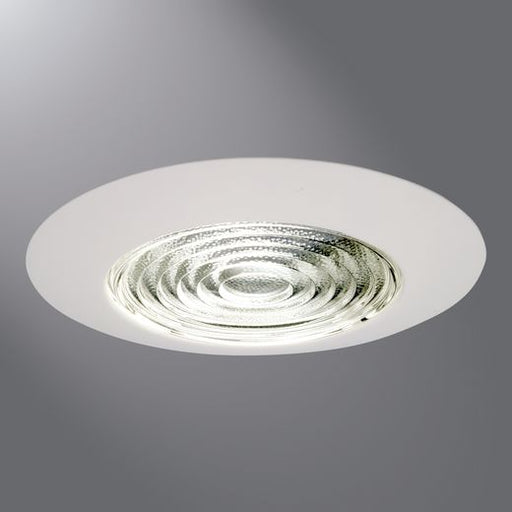 Halo Recessed Lighting Trim, 6" Reflector with Fresnel Lens, Socket Supporting - White
