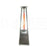 Lava Heat Italia 3020 Lava Heat Patio Heater, 2G Outdoor 61,000 BTU - Metallic Grey