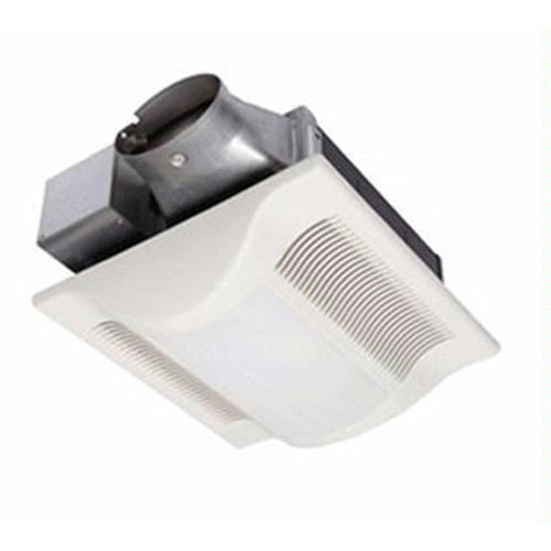 Panasonic FV-10VSL2 Bathroom Fan, 100 CFM WhisperValue-Lite Super Low Profile Ventilation w/ Light- for 4" Oval Duct