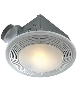 Nutone Bathroom Fan, 100 CFM w/ Light & Night Light - for 4" Duct