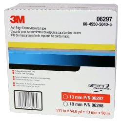 3m 06297 Soft Edge Foam Masking Tape  (d.a.r.t.) 12mm