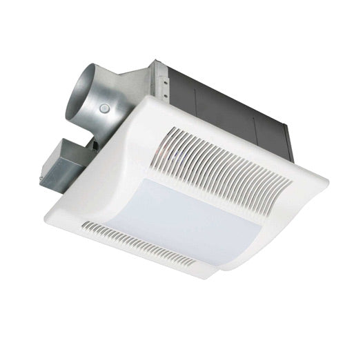 Panasonic FV-08VFL3 Bathroom Fan, 80 CFM WhisperFit-Lite Low Profile Ventilation w/ Light & Night Light - for 4" Duct