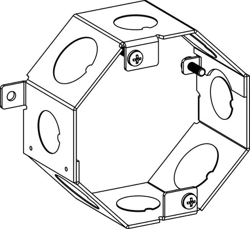 Orbit 2CB Electric Box, 2" Deep for Concrete Use - 4" Octagonal