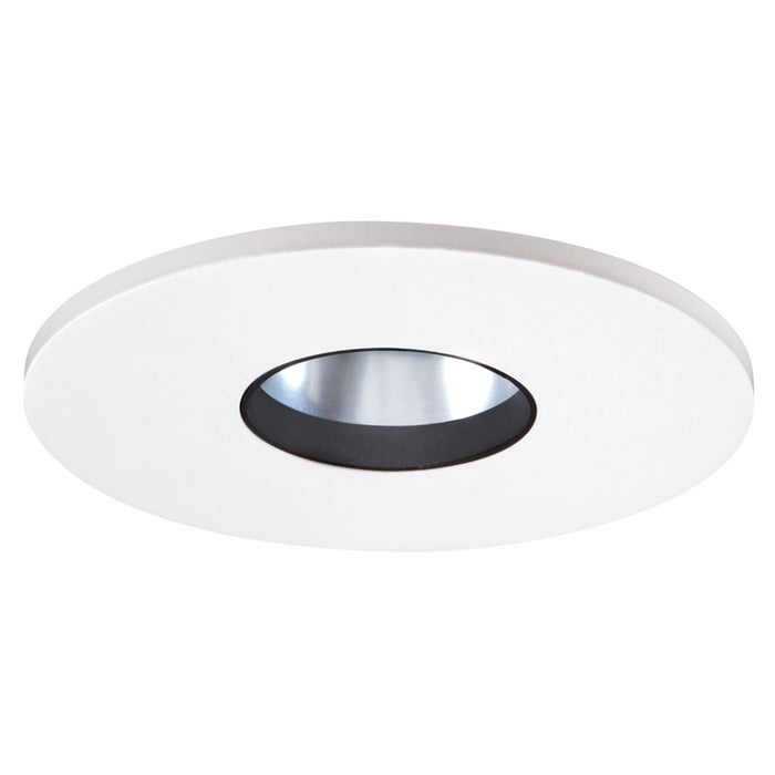 Halo Recessed Lighting Trim, 3" Low Voltage Adjustable Baffle Pinhole Reflector Trim - White with Clear Reflector