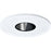 Halo Recessed Lighting Trim, 3" Wall Wash Pinhole Trim, w/Clear Reflector and Clear Kick Reflector - White