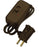 Lutron Dimmer Switch, 300W Plug-in Credenza Lamp Dimmer - Brown