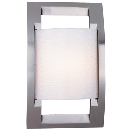 Forecast Lighting F543436E Bathroom Light, Big City 1-Light Bathroom Lighting Fixture - Satin Nickel