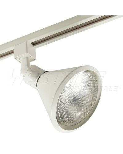 Elco Lighting Track Light, Line Voltage PAR 38 Classic Light Cone Track Fixture - White