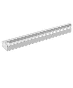 Elco Lighting 8 Foot Track Section with Dead End - Brushed Nickel