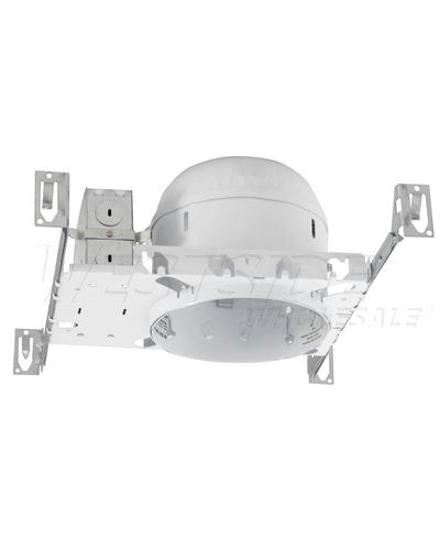 Elco Lighting Recessed Lighting Can, 6" Line Voltage Non-IC Shallow Housing - for New Construction