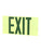 Elco Lighting Self Illuminating Exit Sign - Green Letters