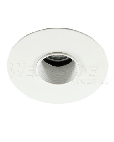 Elco Lighting Recessed Lighting Trim, 4" Low Voltage Pinhole Trim - White