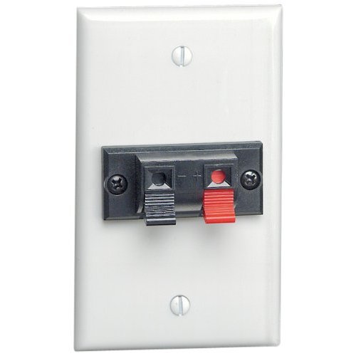 Leviton ingle Spring Clip Wall Plate 1g       