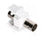 Leviton White Snap-In Adapter         